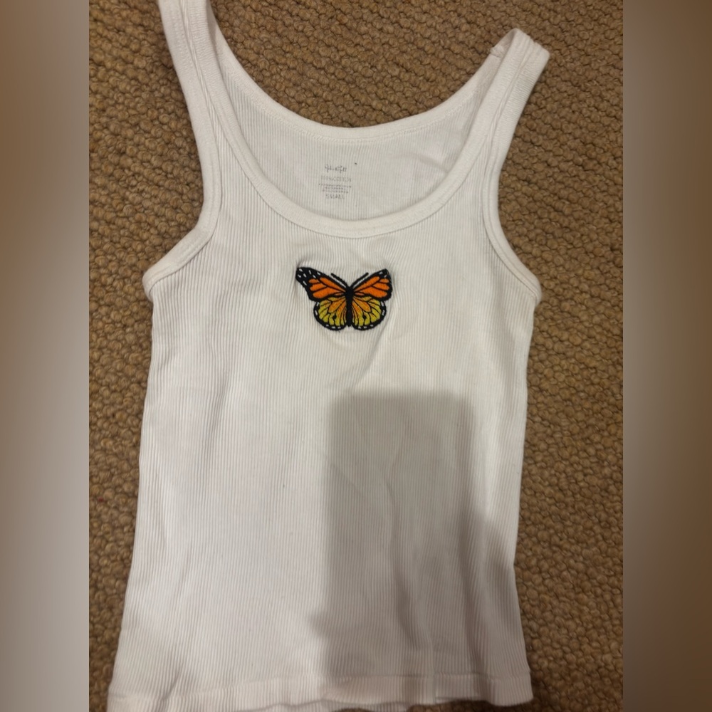 Brandy Melville butterfly tank